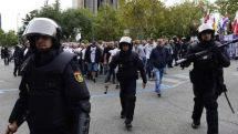 В Мадриде польские фанаты устроили драку с полицией