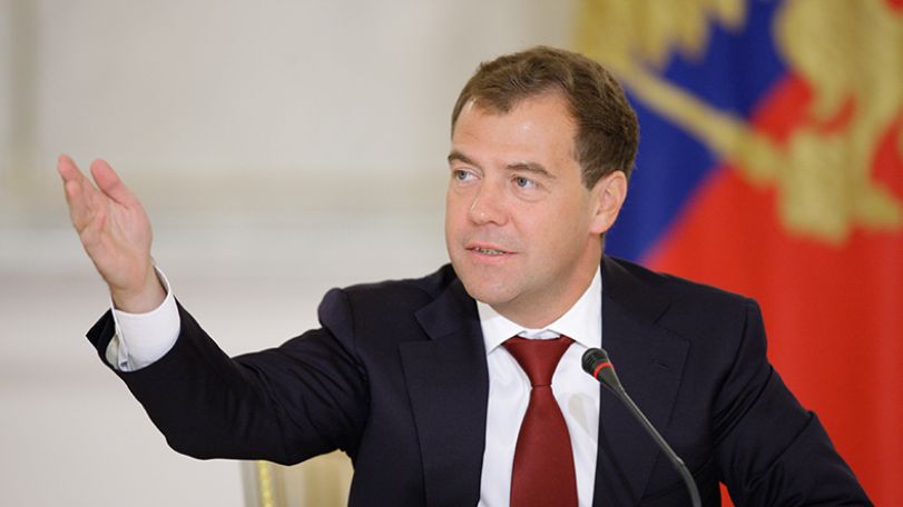 Премьер России Д.Медведев представил Мутко коллегам фразой «лет ми спик фром май харт»