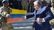 Azerbaijan: Dashkasan District’s executive damages his fingers trying to break “Armenian flag