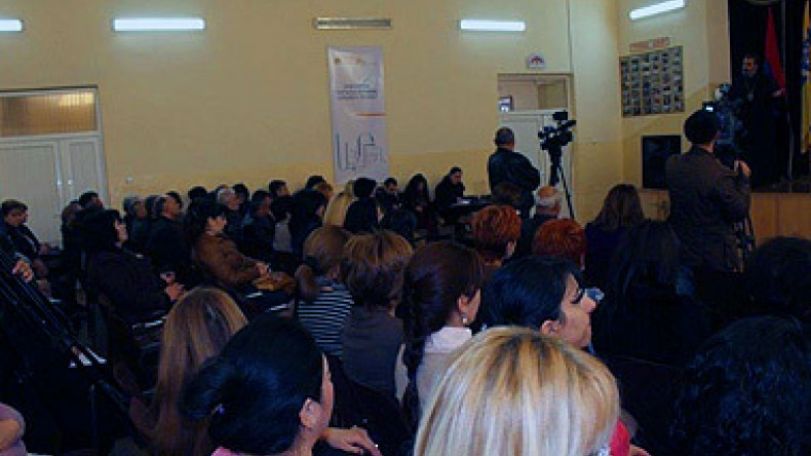 Regional phase of public hearings on National Program for Educational Excellence held in Vagharshapat