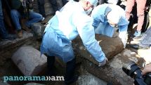 Third relic-chest opened in Aghdzk mausoleum of Armenian kings