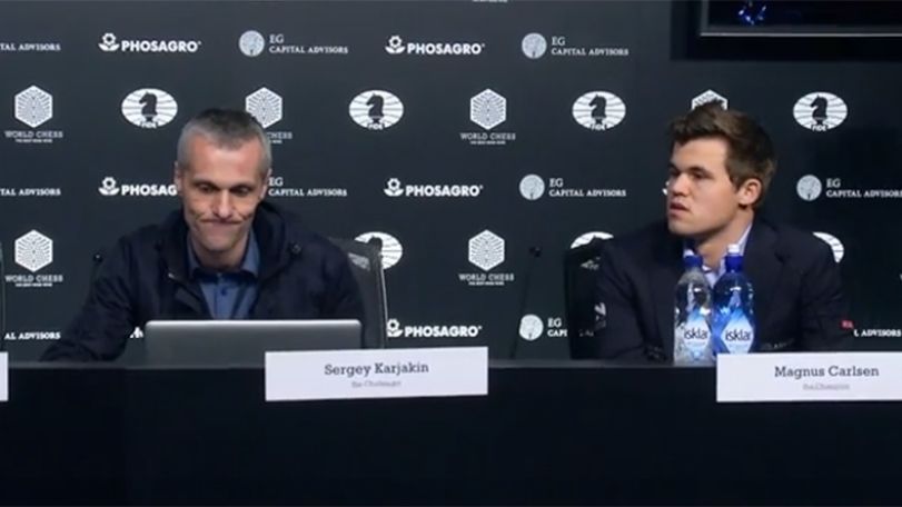 Magnus Carlsen loses to Russia's Karjakin and walks out of press conference