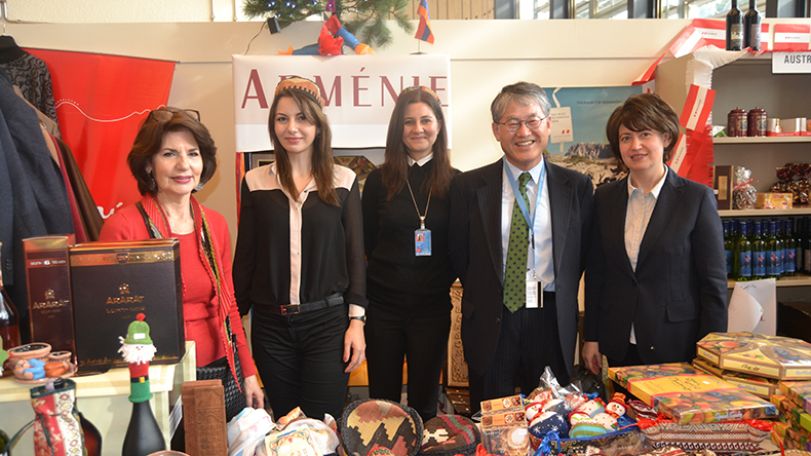 Permanent representatives of Armenia participate in Annual International Bazaar in Geneva