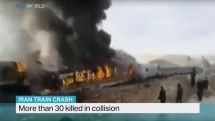 Death toll in train collision in Iran rises to 44