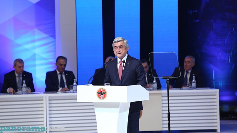 Սերժ Սարգսյան. Գալիք ընտրություններում վստահություն քվե ստանալու պարագայում մեր կառավարությունը կգլխավորի Կարեն Կարապետյանը