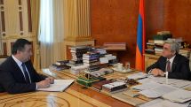 President Sargsyan welcomed the idea of creating an all-Armenian symphonic orchestra