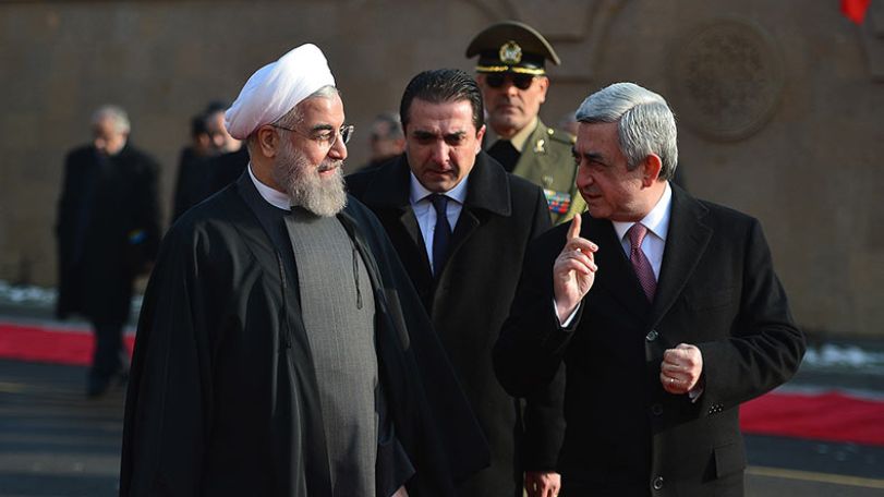 There has been no instance that would darken our relations, Serzh Sargsyan tells Hassan Rouhani