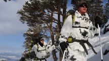 Armenian servicemen hold trainings in Georgia mountains