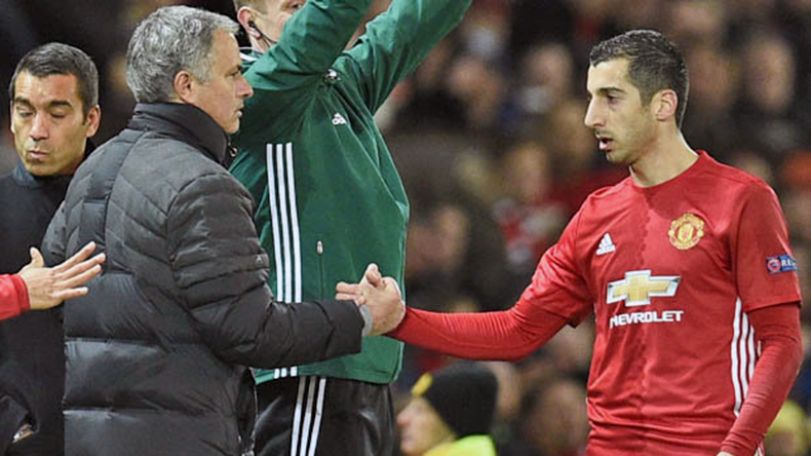 Jose Mourinho says he was "protecting" Henrikh Mkhitaryan by not playing him at start of season