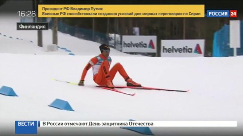 Худший лыжник чемпионата вызвал восторг у зрителей: видел снег впервые