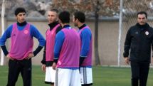 Armenia national team holds second training session ahead of the Kazakhstan match
