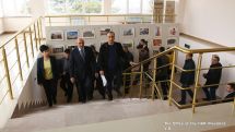 Президент НКР Бако Саакян ознакомился с работами по реконструкции Центра культуры в Шуши