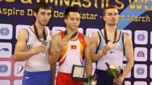 Doha World Cup: Artur Davtyan claims silver on vault