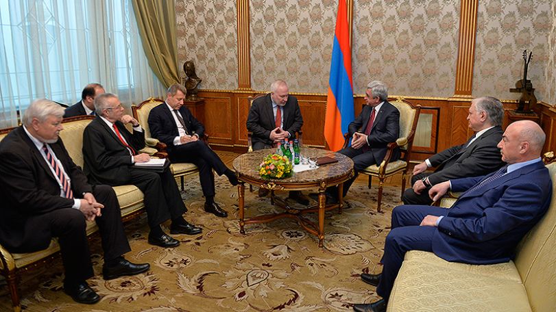 President Sargsyan received the OSCE Minsk Group Co-Chairs