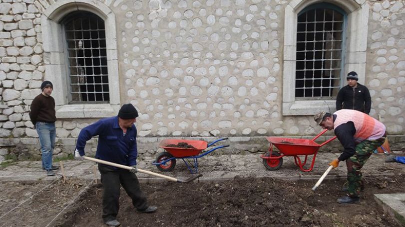 Excavation works start in the Iranian Upper Mosque of Shushi