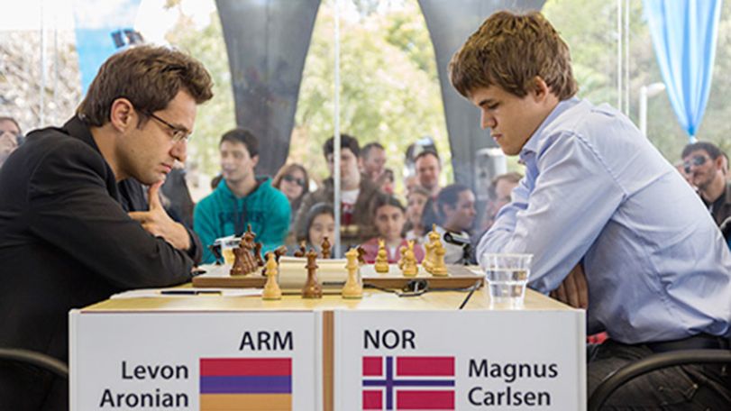 Aronian, Carlsen played draw at GRENKE Chess Classic 2017