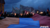 Torch march held in Akhalkalaki to commemorate the Armenian Genocide anniversary