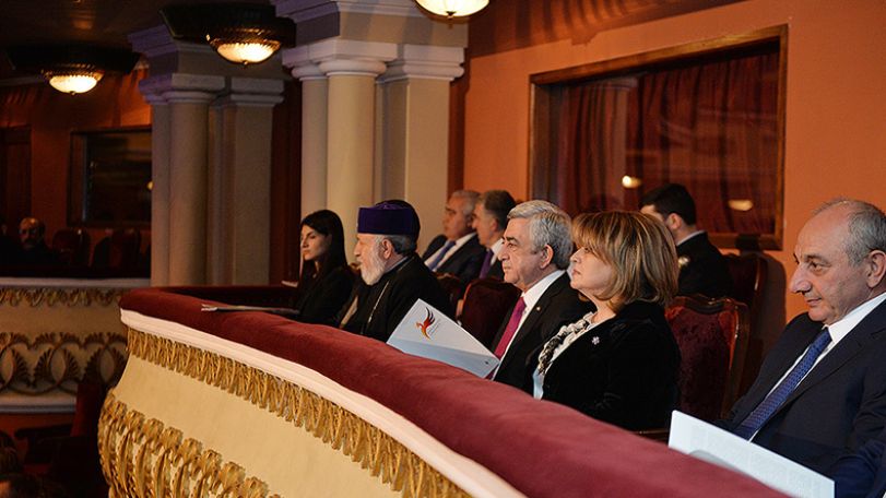Նախագահը ներկա է գտնվել «Համահայկական նվագախումբ» նախագծի առաջին համերգին