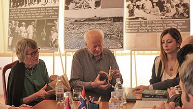 Kon-Tiki museum site about Thor Heyerdahl Jr's visit to Armenia