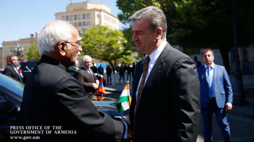 PM Karapetyan suggests considering the involvement of Indian companies in Meridian free economic zone in Armenia