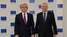 Armenian President visited the EU Delegation in Armenia on the occasion of Europe Day