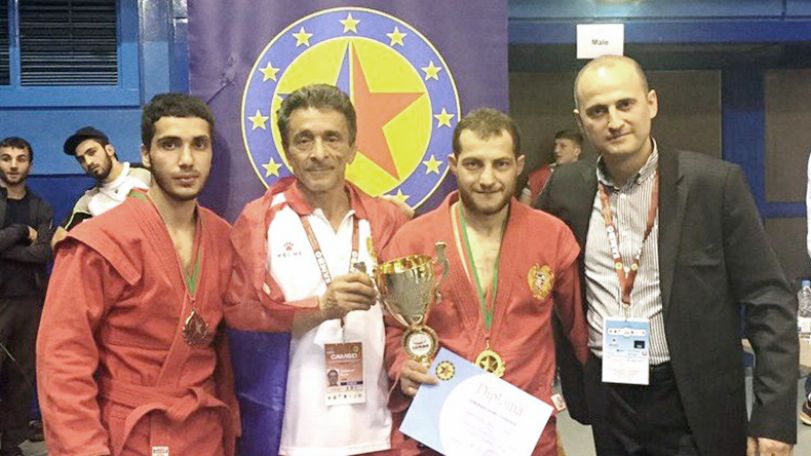 Armenia’s Tigran Kirakosyan wins gold at European Sambo Championships