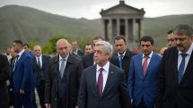 Президент Армении Серж Саргсян ознакомился с ходом реализации программы по модернизации Музея-заповедника «Гарни»