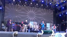 D'Black Blues Orchestra &amp; Vladimir Avetisyan in final rehearsal ahead of the grand concert at Republican Square