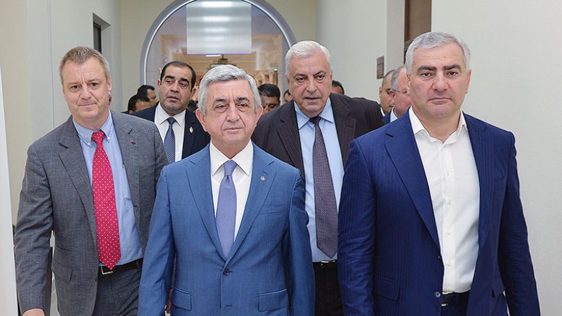 President Sargsyan attends Center for Excellence opening at Polytechnic University