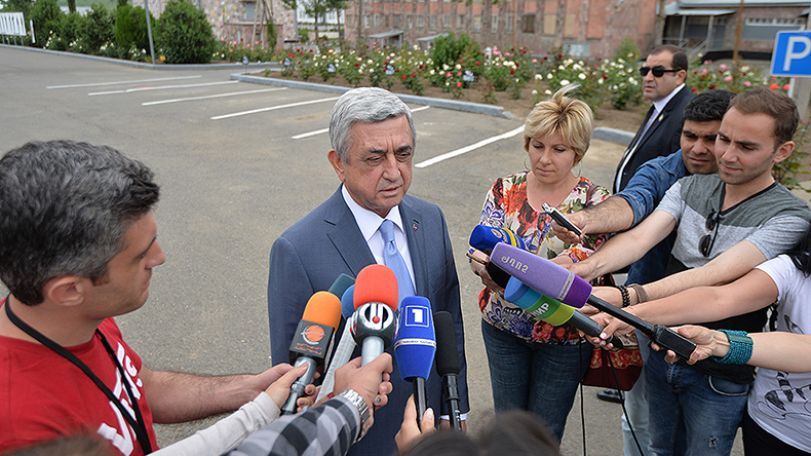 PM Karen Karapetyan has no reason to resign, President Sargsyan says