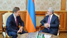 President Sargsyan receives Gazprom Board Chairman Alexei Miller