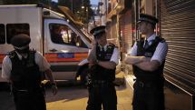 A van attack kills one outside London mosque
