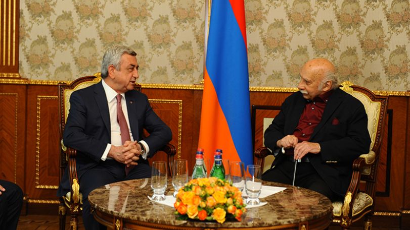President says Giya Kancheli’s art loved and highly appreciated in Armenia