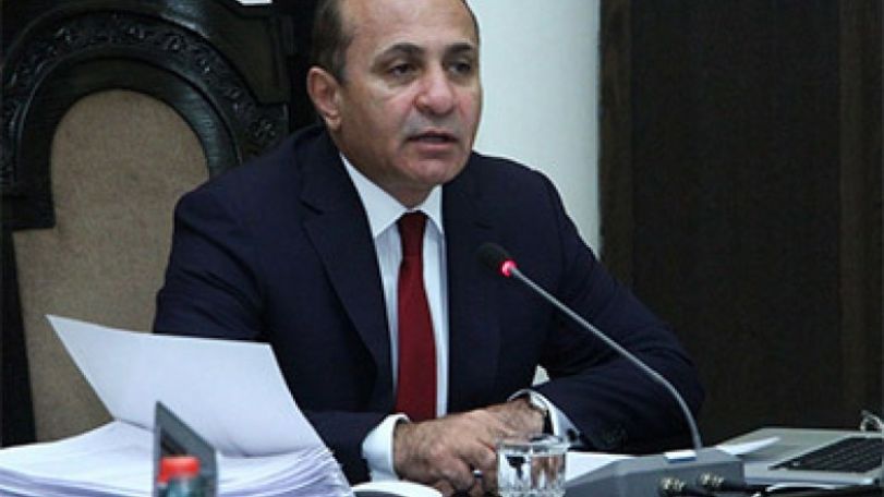 Armenian PM on temporary disability allowance law 