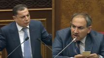 Словесная перепалка на «подъездном уровне» в парламенте Армении: Пашинян VS Багдасарян