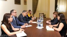 Armenia’s justice minister meets with UK Ambassador to Armenia