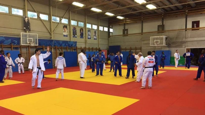 Armenian athletes preparing for European judo championships