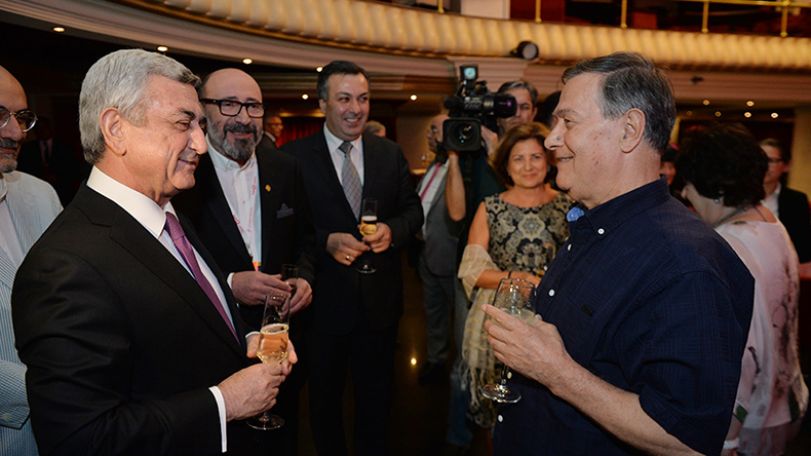 President meets with Golden Apricot Film Festival honorary guests and filmmakers