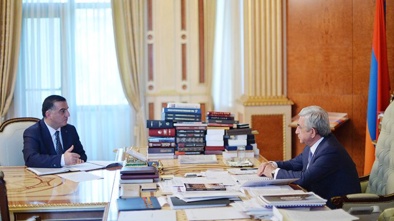 Armenia’s minister of labor and social affairs briefs president on progress in welfare reforms
