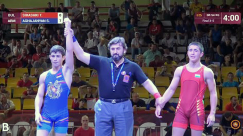 Wrestling: Armenia’s Samvel Aghajanyan wins bronze at European Championships