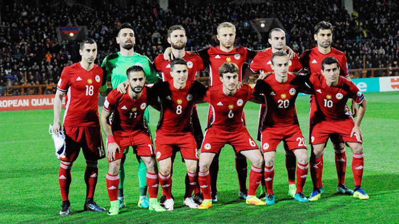 Armenian football team advances one spot in FIFA rankings