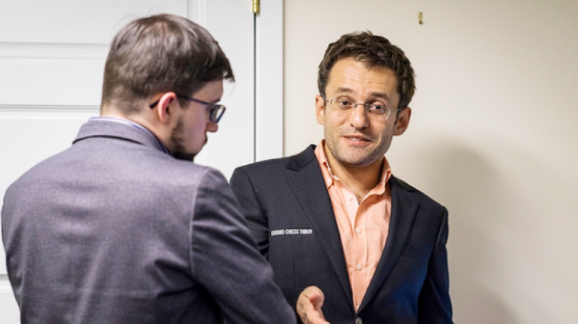 Aronian draws against Svidler, stays among the leaders at the Sinquefield Cup