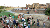 Traditional Armenian wedding ceremony staged at “Zvartnots” museum-reserve, turned to grandiose festive event