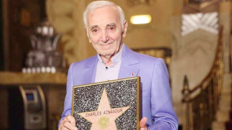 Aznavour to receive star on Hollywood Walk of Fame on August 24