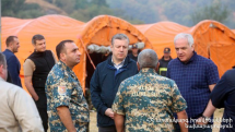 Georgian PM thanks Armenia for the help in tackling wildfires