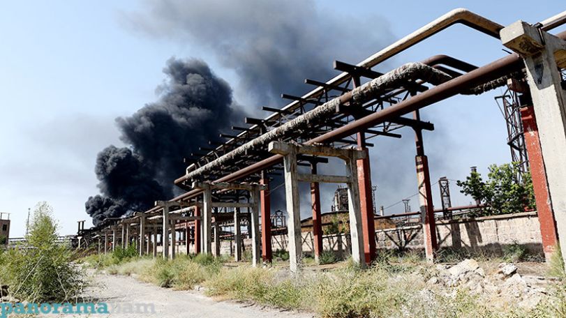 Three firefighters who suffered smoke inhalation in Nairit plant fire in excellent condition, official says