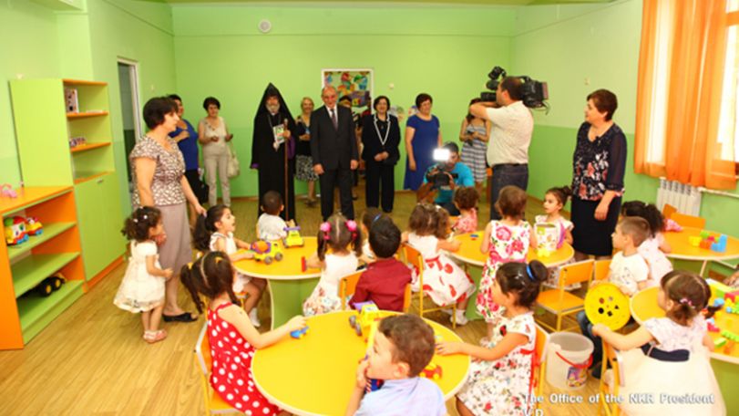Artsakh President highlights the role of the "Sose" kindergartens network