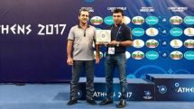 Armenian wrestler Roman Amoyan awarded for his sporting achievements