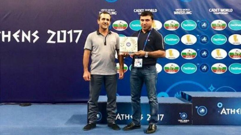 Armenian wrestler Roman Amoyan awarded for his sporting achievements