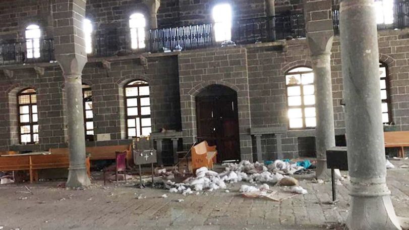 St. Giragos Armenian Church continues to be target of thieves in Diyarbakir
